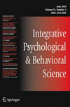 INTEGRATIVE PSYCHOLOGICAL AND BEHAVIORAL SCIENCE封面